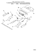 TOP VENTING, OPTIONAL Diagram and Parts List for KEBS278DBS10  KitchenAid Wall Oven