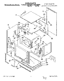 OVEN Diagram and Parts List for KEMI371BBL0  KitchenAid Wall Oven