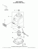 UNIT PARTS Diagram and Parts List for KSB655CS0  KitchenAid Blender