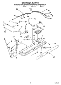 CONTROL Diagram and Parts List for KSRG27FKWH04  KitchenAid Refrigerator