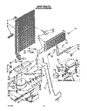 UNIT Diagram and Parts List for ET18ZKXTM02  Whirlpool Refrigerator