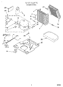 SECTION Diagram and Parts List for AD50G1  Whirlpool Dehumidifier