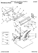 TOP AND CONSOLE, LIT/OPTIONAL Diagram and Parts List for KGYE677BWH0  KitchenAid Dryer