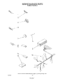 WIRING HARNESS Diagram and Parts List for DU8700XT2  Whirlpool Dishwasher