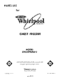SECTION Diagram and Parts List for EH23EFXRW2  Whirlpool Freezer