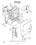 Part Location Diagram of 300225 Whirlpool Support, Door (L.H.)