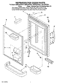 REFRIGERATOR DOOR PARTS Diagram and Parts List for KBLS22ETSS01  KitchenAid Refrigerator