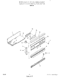 CONTROL PANEL Diagram and Parts List for B4607X0  Roper Range