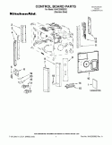 CONTROL BOARD PARTS Diagram and Parts List for KHHC2090SSS2  KitchenAid Microwave