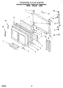FREEZER DOOR, LIT/OPTIONAL Diagram and Parts List for ET25DKXDB01  Whirlpool Refrigerator