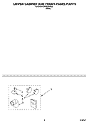 OPTIONAL PARTS (NOT INCLUDED) Diagram and Parts List for CSP2761KQ3  Whirlpool Dryer