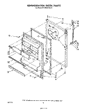 REFRIGERATOR DOOR , NOT ILLUSTRATED Diagram and Parts List for ET16EK1PWR3  Whirlpool Refrigerator