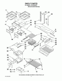 Part Location Diagram of WPW10122078 Whirlpool Refrigerator Pantry Drawer End Cap Left Side