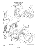 SECTION Diagram and Parts List for LE5750XMW0  Whirlpool Dryer