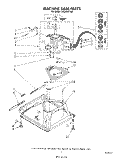 MACHINE BASE Diagram and Parts List for LA5280XTN0  Whirlpool Washer