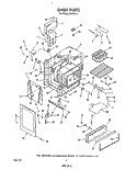 Part Location Diagram of 4342631 Whirlpool Lining, Lower Door