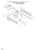 CABINET AND INSTALLATION Diagram and Parts List for MH6140XFB1  Whirlpool Microwave