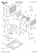UNIT, LITERATURE Diagram and Parts List for ACM102XK0  Whirlpool Air Conditioner