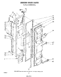 Part Location Diagram of WP839975 Whirlpool Refrigerator Door Shelf End Cap