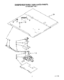 COMPONENT SHELF AND LATCH Diagram and Parts List for KEBI171XWH1  KitchenAid Wall Oven