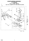 8318272 BURNER ASSEMBLY Diagram and Parts List for LGR3624PQ1  Whirlpool Dryer