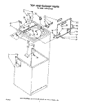 TOP AND CABINET , LITERATURE AND OPTIONAL Diagram and Parts List for LB5540XMN0  Whirlpool Washer