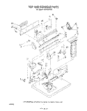 SECTION Diagram and Parts List for LE5795XPW0  Whirlpool Dryer