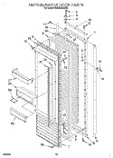 REFRIGERATOR DOOR Diagram and Parts List for KSSS36DAW05  KitchenAid Refrigerator