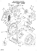 SECTION Diagram and Parts List for KEYE870BAL0  KitchenAid Dryer