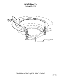 HEATER Diagram and Parts List for KUDA22ST3  KitchenAid Dishwasher