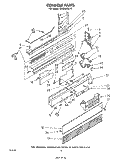 CONSOLE Diagram and Parts List for DU9903XL0  Whirlpool Dishwasher