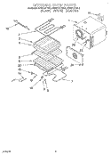 INTERNAL OVEN Diagram and Parts List for KEBS107YAL0  KitchenAid Wall Oven