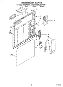 INNER DOOR Diagram and Parts List for DU920PWKT0  Whirlpool Dishwasher
