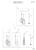 Part Location Diagram of W11035281 Whirlpool Blender Whipwire