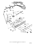 CONTROL Diagram and Parts List for 8ED22PWXXN00  Whirlpool Refrigerator
