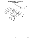 FREEZER CONTROL PANEL Diagram and Parts List for KSSS36DBW01  KitchenAid Refrigerator