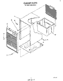 SECTION Diagram and Parts List for AHA04021  Whirlpool Dehumidifier