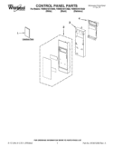 CONTROL PANEL PARTS Diagram and Parts List for YWMH31017AB0  Whirlpool Microwave