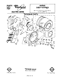 SECTION Diagram and Parts List for 3LE5710XMW3  Whirlpool Dryer