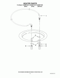 HEATER PARTS Diagram and Parts List for KUDS35FXSS0  KitchenAid Dishwasher