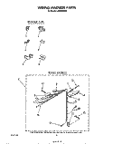 WIRING HARNESS Diagram and Parts List for LA8800XSW0  Whirlpool Washer