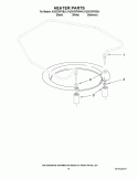 HEATER PARTS Diagram and Parts List for KUDC03FVBL4  KitchenAid Dishwasher