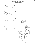 WIRING HARNESS Diagram and Parts List for DP6880XLP0  Whirlpool Dishwasher