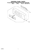 Part Location Diagram of 8300468 Whirlpool PANL-CNTRL