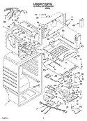 DOOR Diagram and Parts List for 5ET8GTKXKQ00  Whirlpool Refrigerator