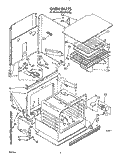 OVEN Diagram and Parts List for RB260PXYQ0  Whirlpool Wall Oven