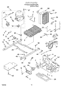 UNIT Diagram and Parts List for 6GD27DFXFS00  Whirlpool Refrigerator