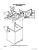 TOP AND CABINET, LIT/OPTIONAL Diagram and Parts List for 6LA9320XTW0  Whirlpool Washer