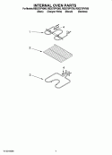 INTERNAL OVEN PARTS Diagram and Parts List for RBD275PVS00  Whirlpool Wall Oven