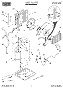 UNIT, LIT/OPTIONAL Diagram and Parts List for X12002D00  Roper Air Conditioner